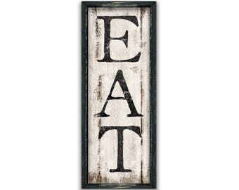 Eat Wall Decor eat sign small eat wooden sign 12x6 kitchen wall decor Eat Wall Decor eat sign small eat wooden sign 12x6 kitchen wall decor