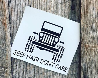 Jeep hair don't care | Etsy