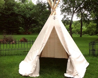 Kids Teepee 6ft Large, 4 1/2ft Medium/Slim