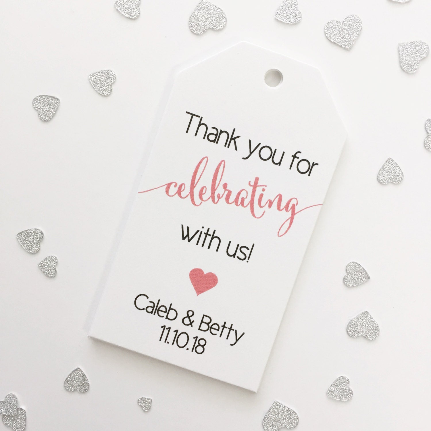 Wedding Thank you Tags Wedding Favor Tags Thank You for