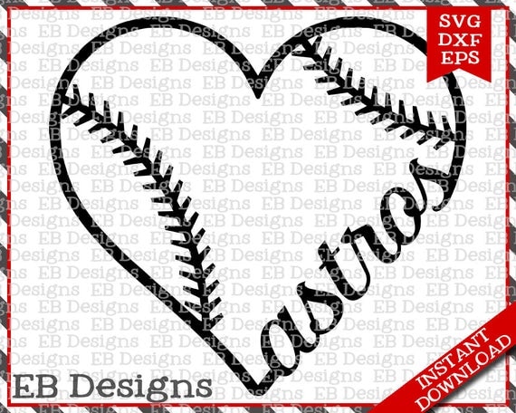 Download Astros Baseball Love SVG DXF EPS Cutting Machine Files