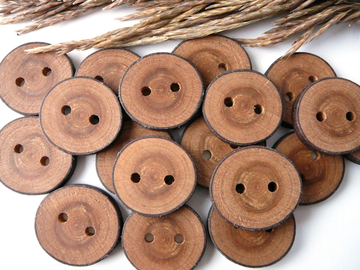Rustic Wooden Buttons 2