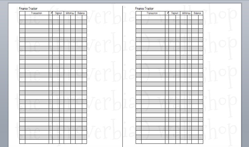 digital check register