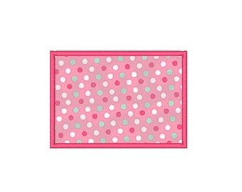 Rectangle Embroidery Design Rectangle Applique Shape Embroidery Designs Frame 6 sizes Instant Download
