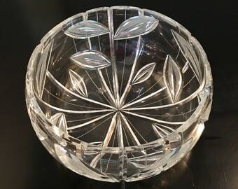 Vintage Crystal Fruit Bowl