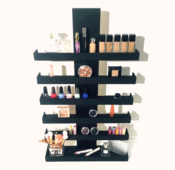 Wall Mounted Makeup Organizer Makeup Storage Nail Polish