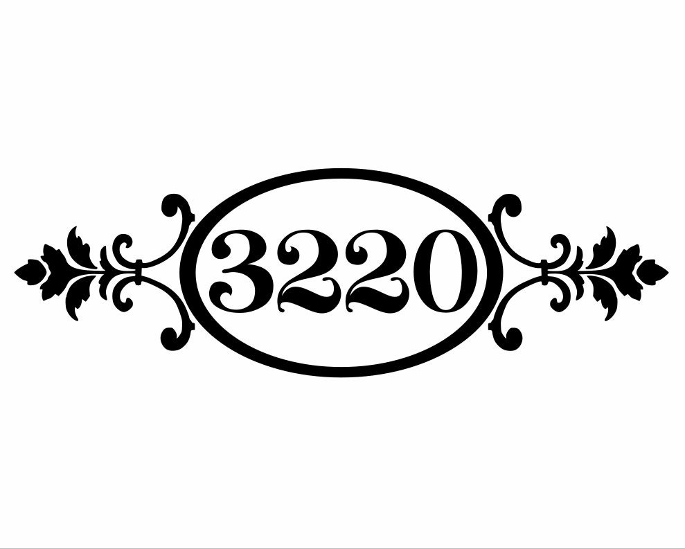 Mailbox Decal Mailbox Street Address Mailbox Number Front Door