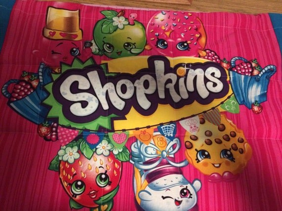 shopkins plush blanket