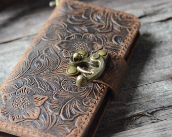 Genuine leather Wallet iPhone 7 Plus Case IPHONE 7 leather Case Wallet, iPhone 7 Wallet, case iphone 6s / 7 plus leather case wristlet