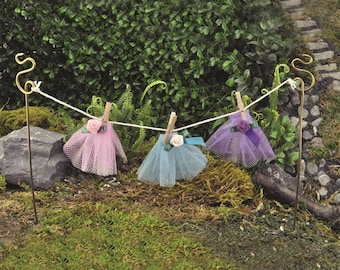 Fairy Garden Washing Line | Miniature Garden Washing Line | Fairy Garden Accessories | Fairy Washing Line
