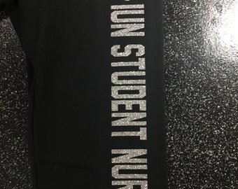 glitter sweatpants