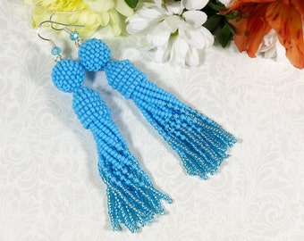 Beaded tassels Bead crochet ropes & Beaded beads by HandMadeInUa