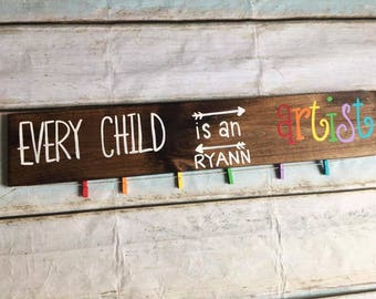 Every child is an artist | Etsy