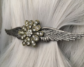 Gift-For-Her Hair Clip, Christmas Gifts for Her or Wing Hair Clip - Thick Hair Clip - Angel Wing Hair Clip - Wing Hair Clips