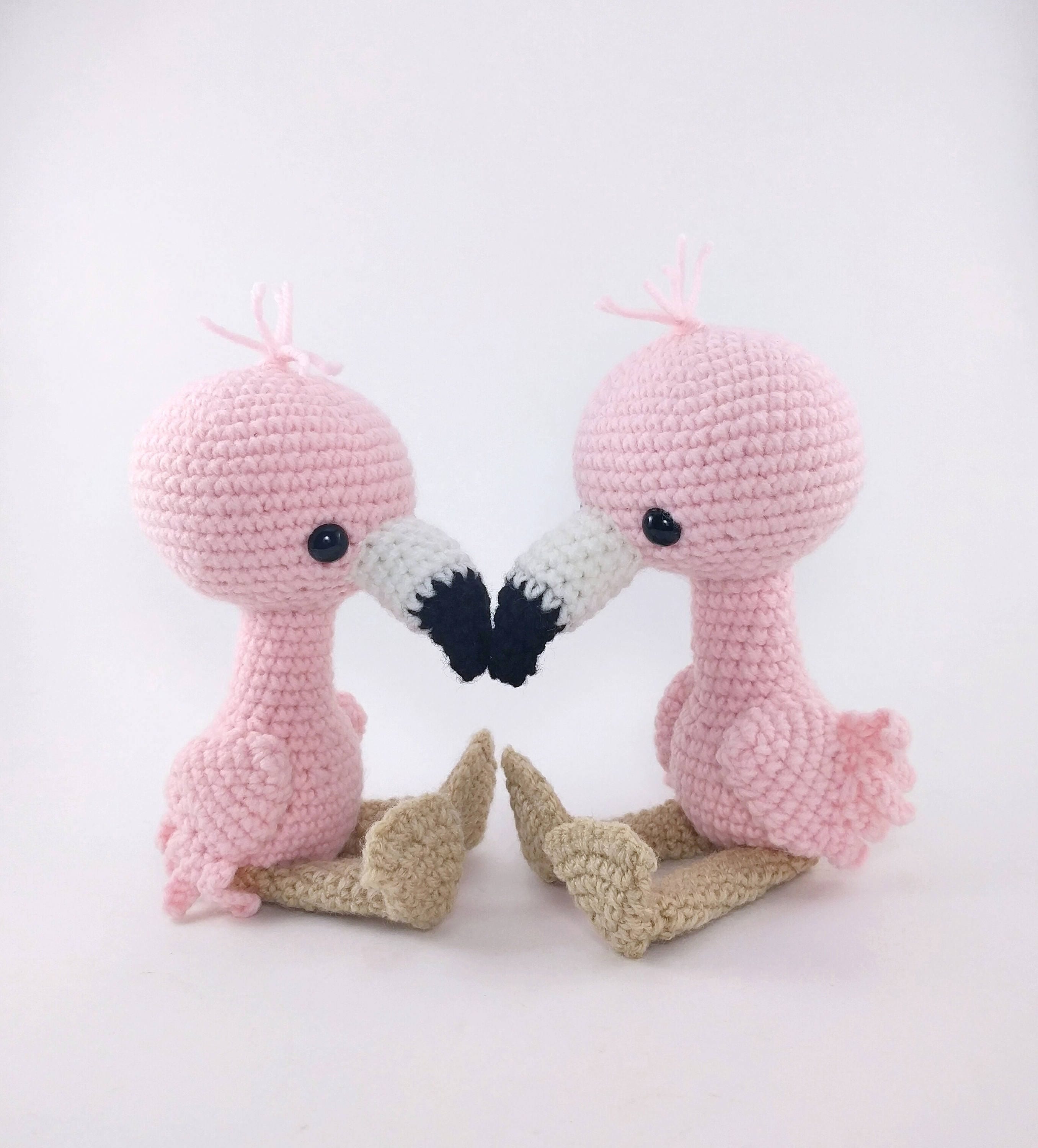 PATTERN Crochet flamingo pattern amigurumi flamingo pattern