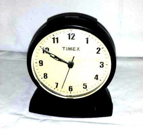 Vintage Timex Alarm ClockRound Alarm ClockElectric Alarm