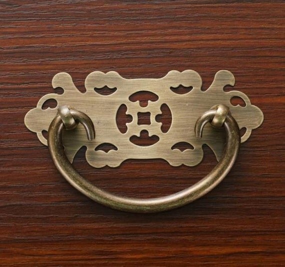 Chinese Style Antique Bail Pulls / Drawer Handles Antique