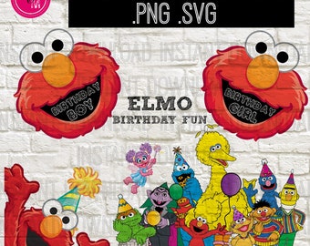 Download Sesame Street Birthday Party Decoration 12 Printable DIY ...