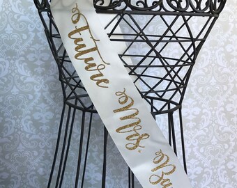 Future Mrs Bridal sash great for bachelorette and bridal showers