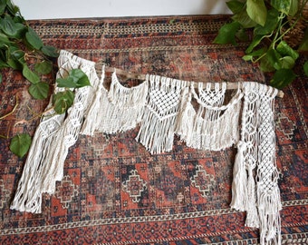 Rideau de porte Macrame Panneau de porte Macrame diviseur de - France Rideau de porte Macrame Panneau de porte Macrame diviseur de - France