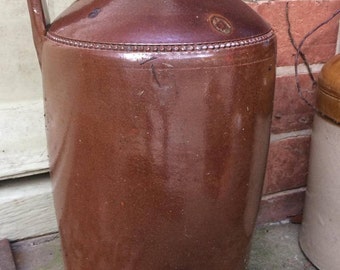 NOW SOLD !! Stoneware Flagon / Spirit Flagon / DemiJohn