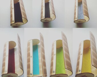Laser Cut Living Hinge Wood Glasses Case, Sunglasses Case, Eyeglasses, Laser cutting Living Hinge Wood Case, Modern Wood Case, Wood Bag