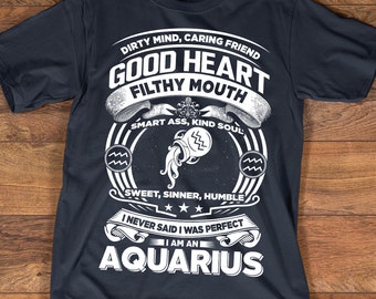 Aquarius T-shirt | Aquarius Shirt | Zodiac Astrology Shirt | Birthday Gift | Aquarius Zodiac Sign | Aquarius Horoscope Astrology T-shirt