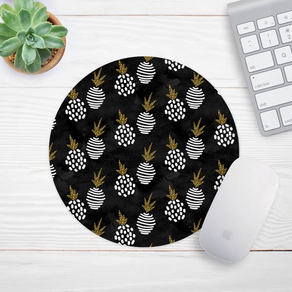 Pineapple Mouse Pad Cute Mouse Pad Round Mouse Pad