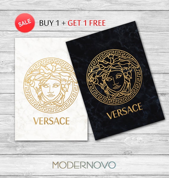 Fashion Logo VERSACE Versace Print Versace Poster Versace