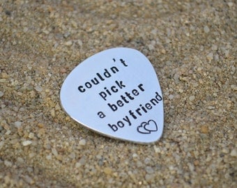 Custom Guitar Pick, Personalized Gift, Boyfriend Gift, Music Lover, Music Lover Gift, Gift for Musician, Music Gift, Anniversary Gifts