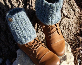 Trendy Alpaca Boot Cuffs - Hand-knit