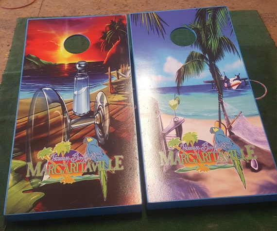 Margaritaville Cornhole Boards with FREE Bags and Free