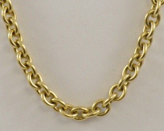 18k Slane and Slane Toggle Necklace
