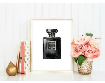 Items similar to Chanel No. 5 Perfume Parfum, Paris, Digital Ecological ...