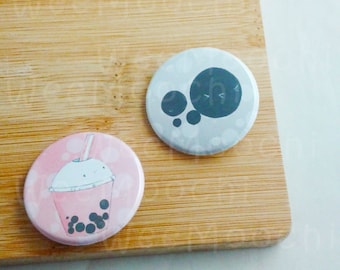 Bubble Tea Pins- Bubble Tea Pin Set-Taiwanese-Tapioca-Cute-Kawaii-Food-Drink-novelty gift,Beverage-Funny-Sweet-Gift