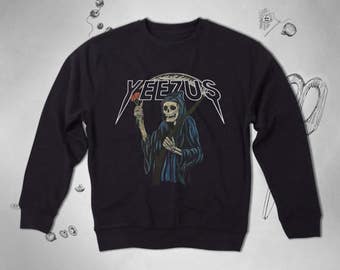 Sweatshirt Yeezus Sweater Kanye West Sweatshirt Yeezy Sweater Mens Hoodie Custom Sweater Unisex Sweatshirt Kanye West Clothing Yeezus 001