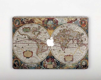 World Map Decal Etsy