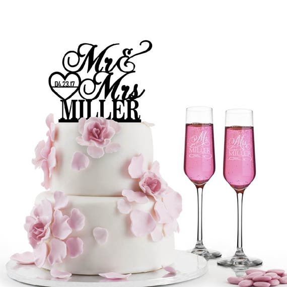 Download All in 1 Wedding Bundle Personalized Wedding Cake Topper