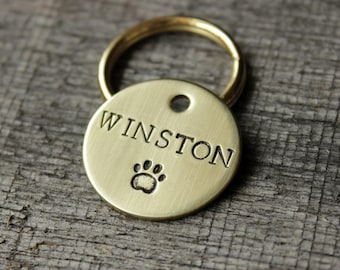 Dog ID tag - Personalized pet tag for collar