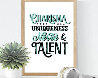 Rupauls Drag Race, Home Decor, Wall Art, Statement, Lettering, Art Prints, Drag Race, Gift for Her, Dorm Room, Queer, Gay, Pride, Drag