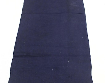 Japanese Indigo Cotton. Artisan Aizome Textile. Blue Vintage Folk Fabric (Ref: 1757A)