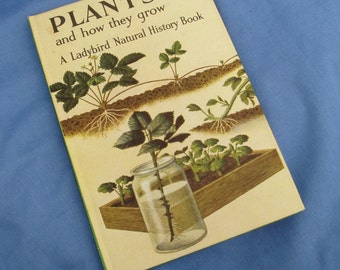 Vintage Ladybird Book - Plants and how they grow - Series 651 - 1968 Tally Number 210 - 2/6 - Matt Covers - A Natural History Book