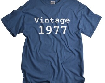 40th birthday gift for man- birthday shirt - Fortieth Party - Vintage 1977 t shirt for Men