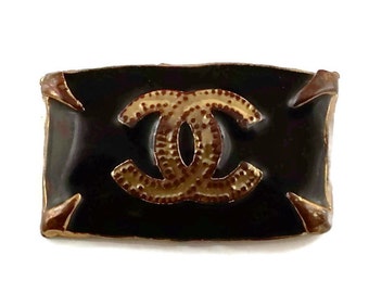 Vintage CHANEL Byzantine CC Logo Brooch