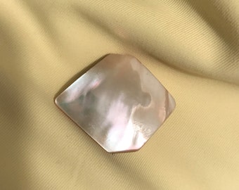 Mother of Pearl Pin,Shell,Natural,Masculine,Antique,Unique,Broach,Jewelry,Vintage,Edwardian