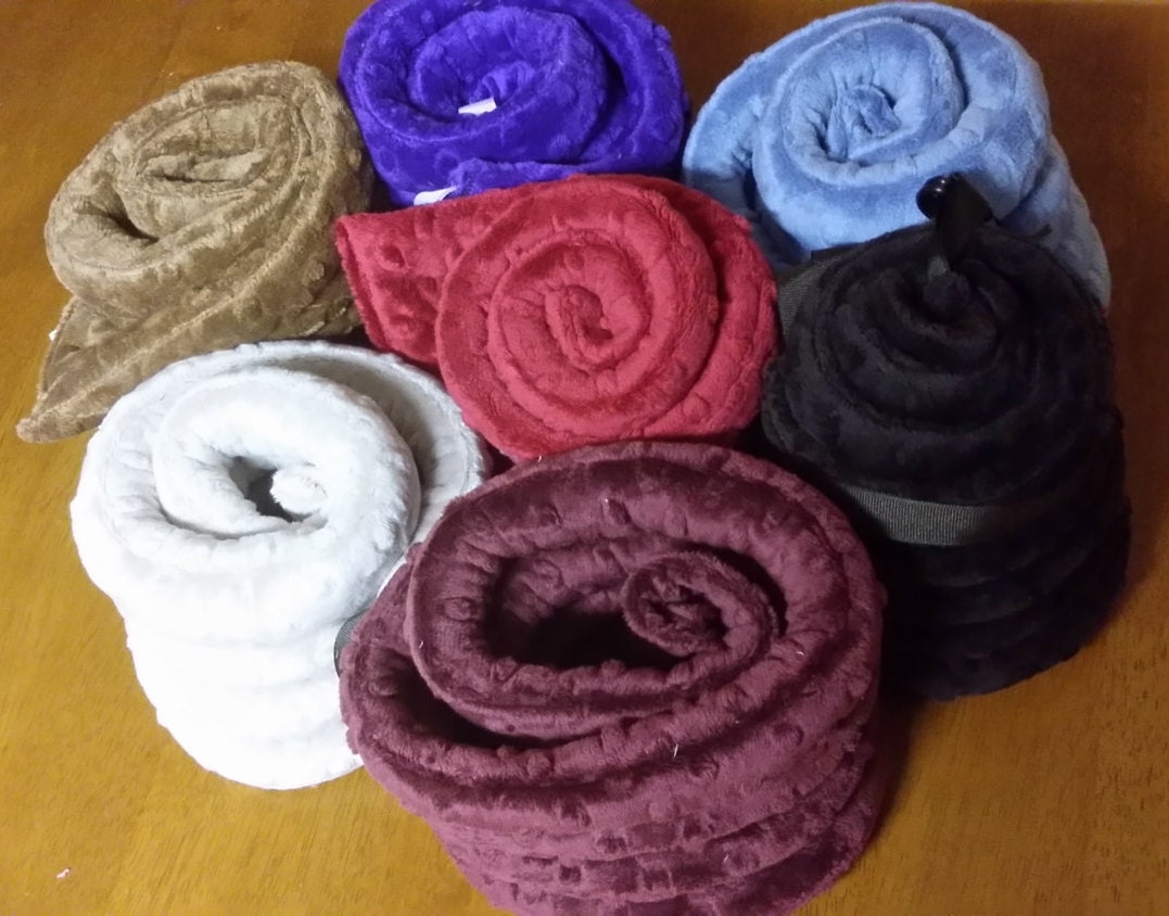 Microwave heat wrap flax seed neck warmer relaxation heat