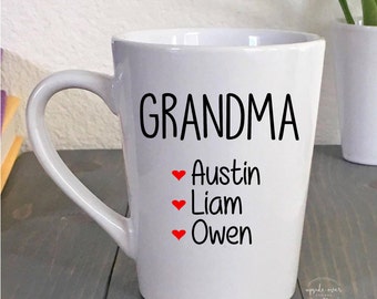 Grandma Mug - Gift for Grandma - Mom Coffee Mug - Grandma Gift - Mom Mug - Mothers Day Gift