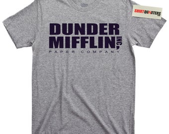 The Office Dunder Mifflin Inc Corporation Incorporated Paper Company Wernham Hogg TV Show UK ricky gervais Michael Scott Space T Shirt