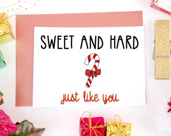 Sexy Christmas Card, Boyfriend Christmas Card, Mature Christmas Card, Naughty Christmas Card, Funny Christmas Card, For Him, For Husband
