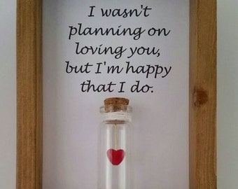 Cute gift for, boyfriends, girlfriends, wives, husbands. I love you gifts. Can be personalised with names or your own message.